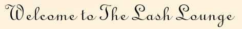 Welcome to the Lash Lounge